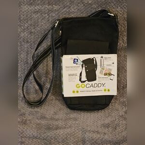 Go Caddy Water Bottle Holder Bag, NWT, Black
